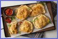 How big is a mellow mushroom calzone?